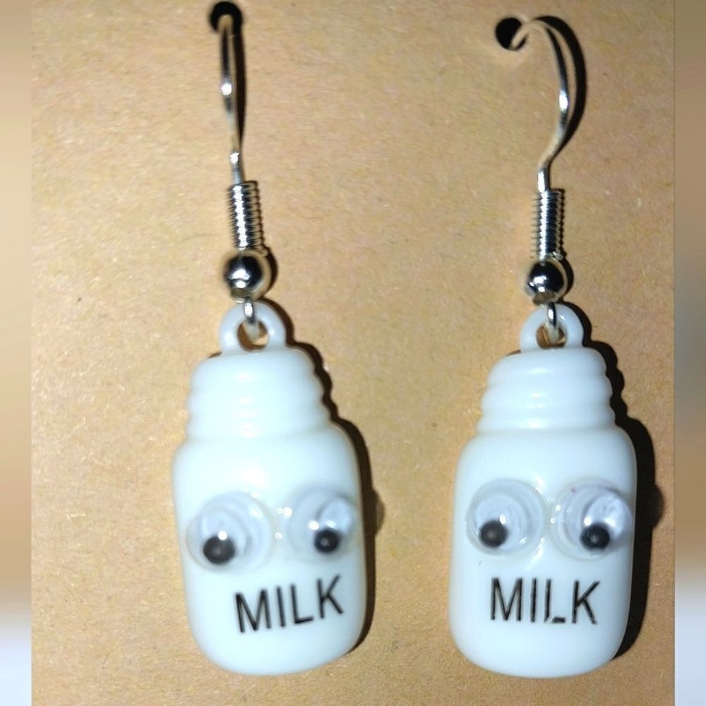 Super cute milk earrings For Adults And Kids - Picture 7 of 7